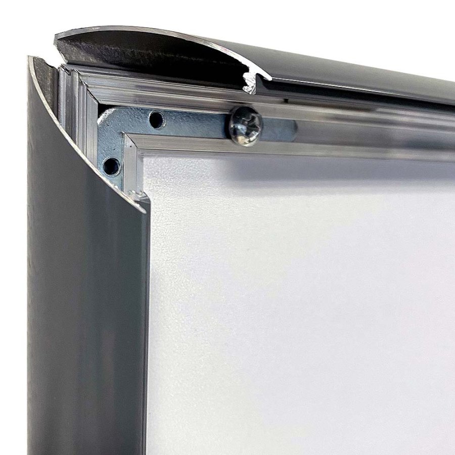 Klapprahmen mit 25mm Aluminiumprofil, Anthrazitgrau - 50 x 70 cm