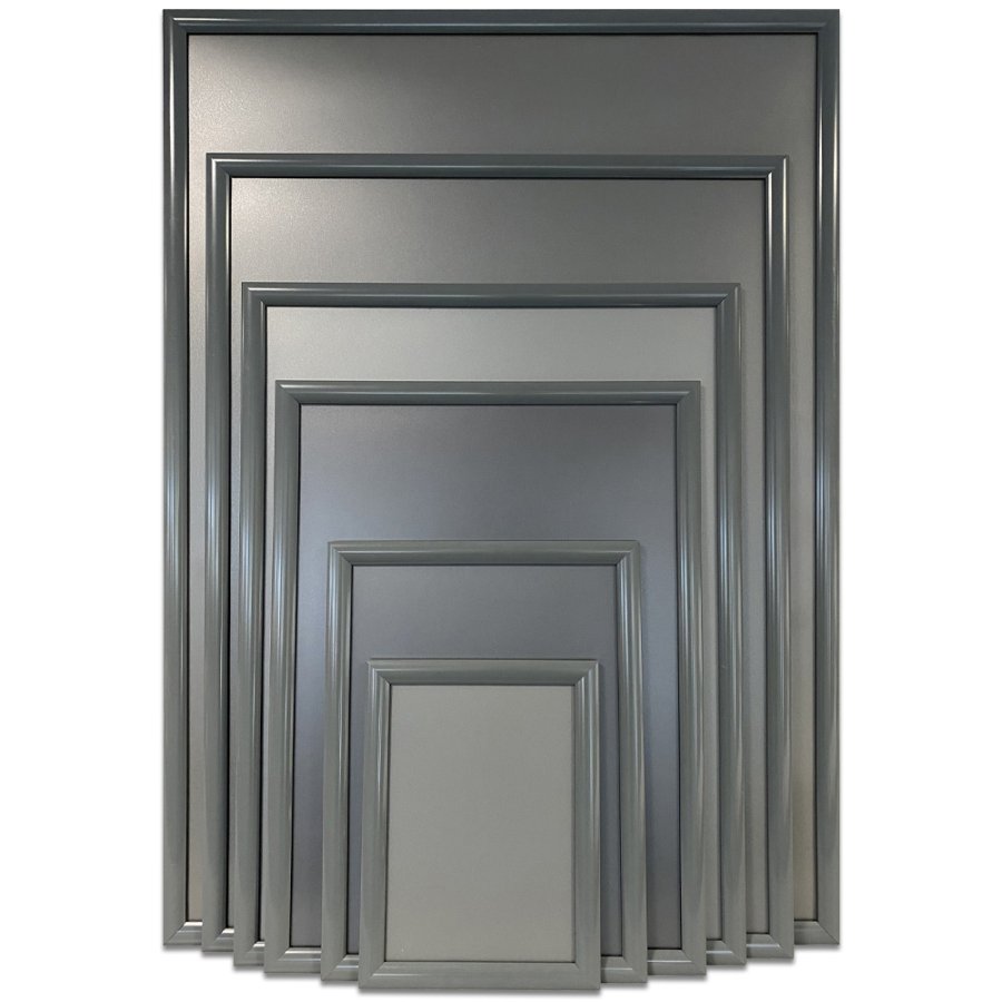 Klapprahmen mit 25mm Aluminiumprofil, Anthrazitgrau - 50 x 70 cm