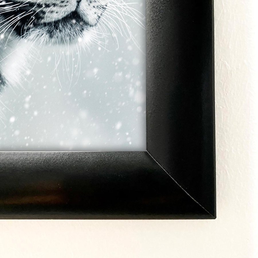 Alu Klapp Profil 25mm 3 m - Schwarz RAL 9005