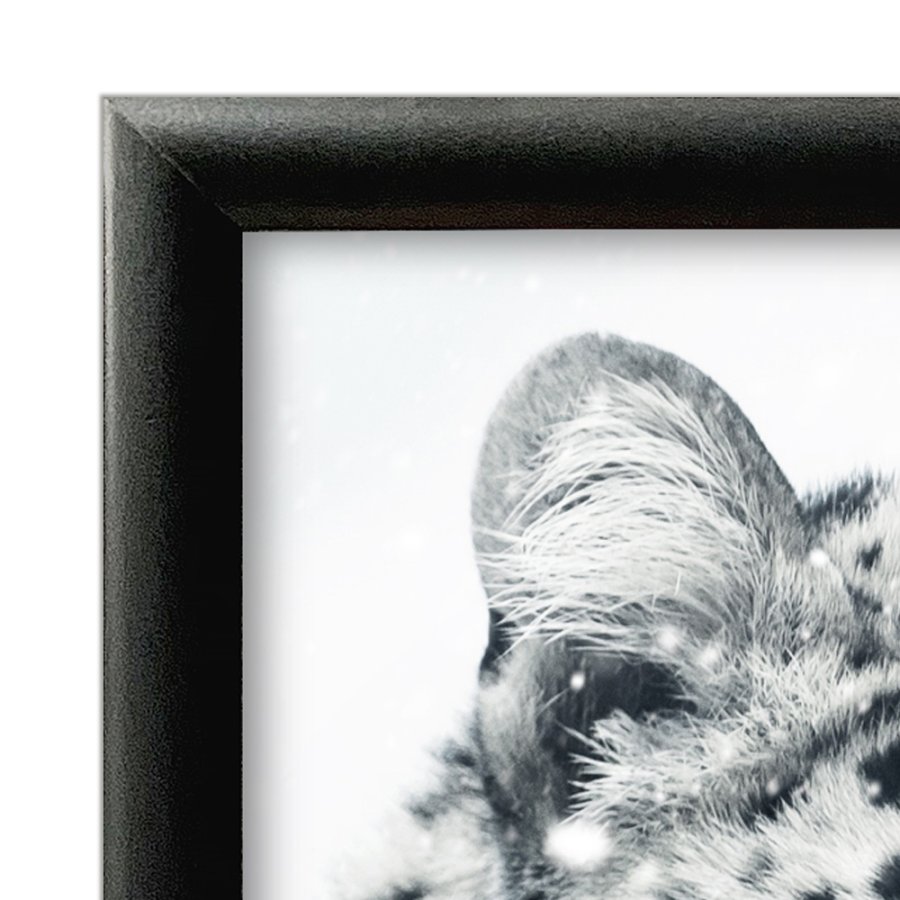 Klapprahmen mit 25mm Aluminiumprofil, schwarz - 50x70 cm