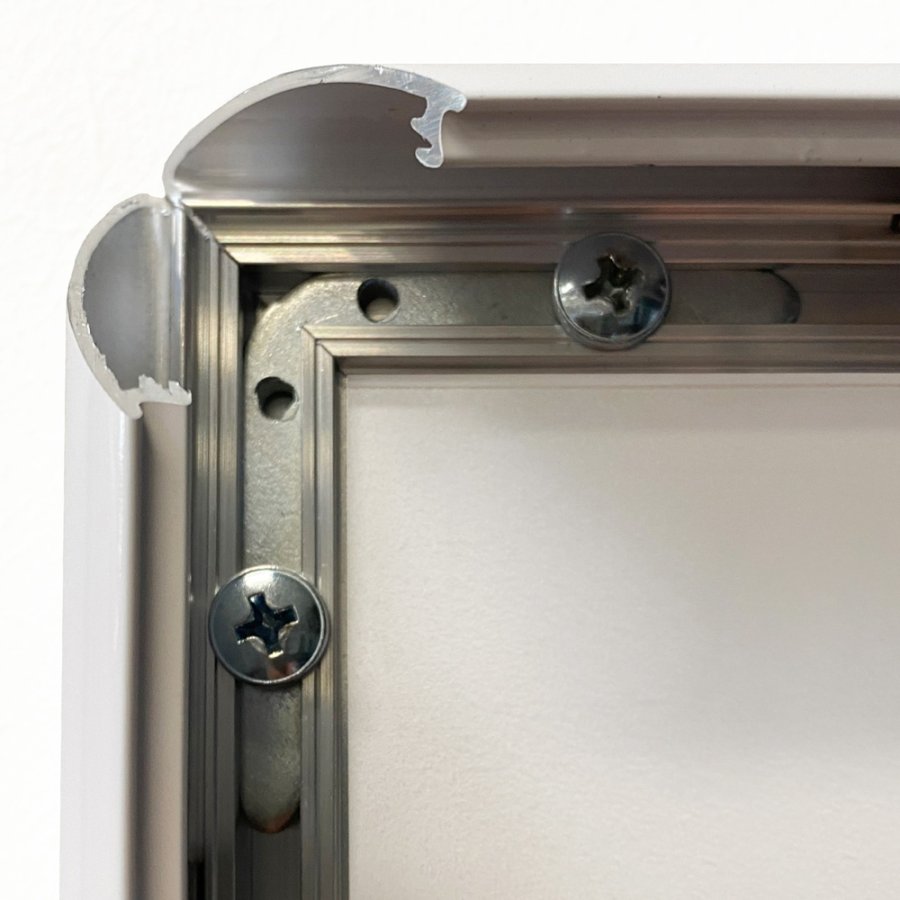 Klapprahmen mit 25mm Aluminiumprofil, wei&szlig; - 50x70 cm