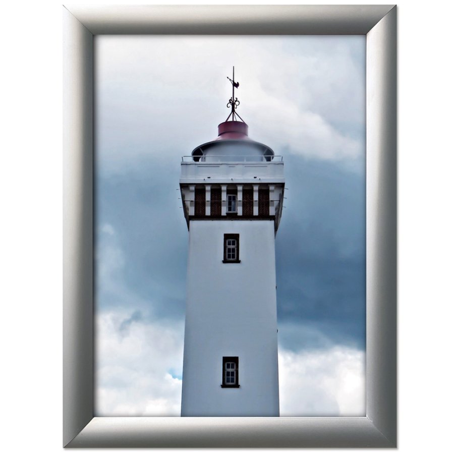 Klapprahmen mit 30mm Aluminiumprofil, silber - 70x100 cm