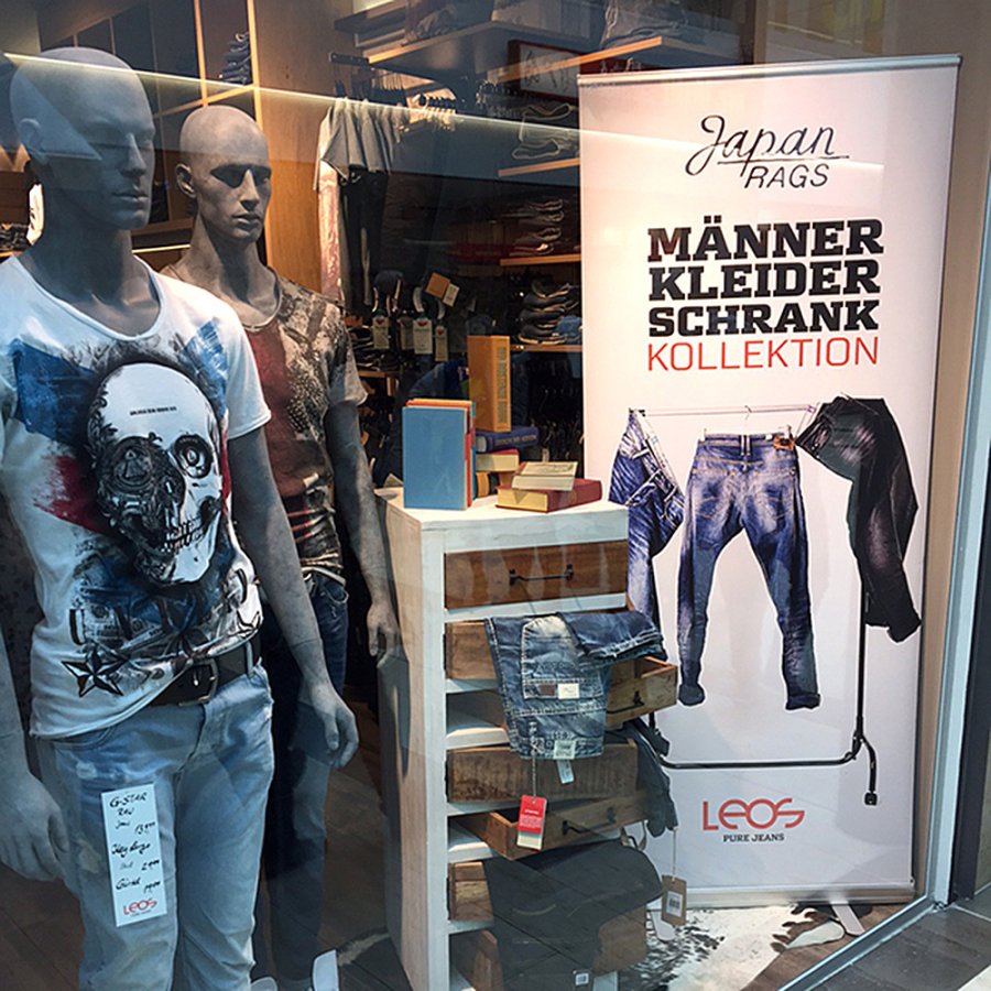 Euro-Roll-up-Kassette, einseitig, 85 x 220 cm - Silber