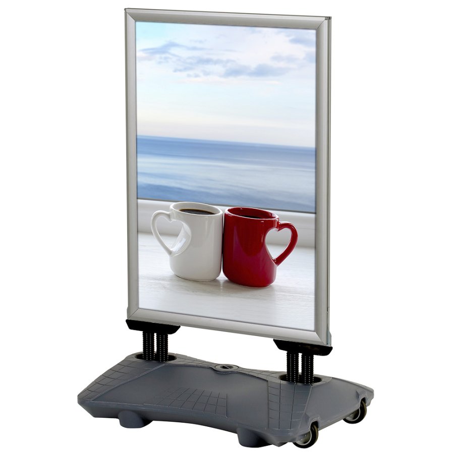 Wind-Sign Waterbase Pro Kundenstopper - Silber - A0