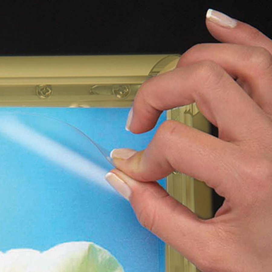 Klapprahmen mit 25mm Aluminiumprofil, gold - 50 x 70 cm