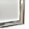 Klapprahmen mit 25mm Aluminiumprofil, Stahloptik - 70x100 cm #4