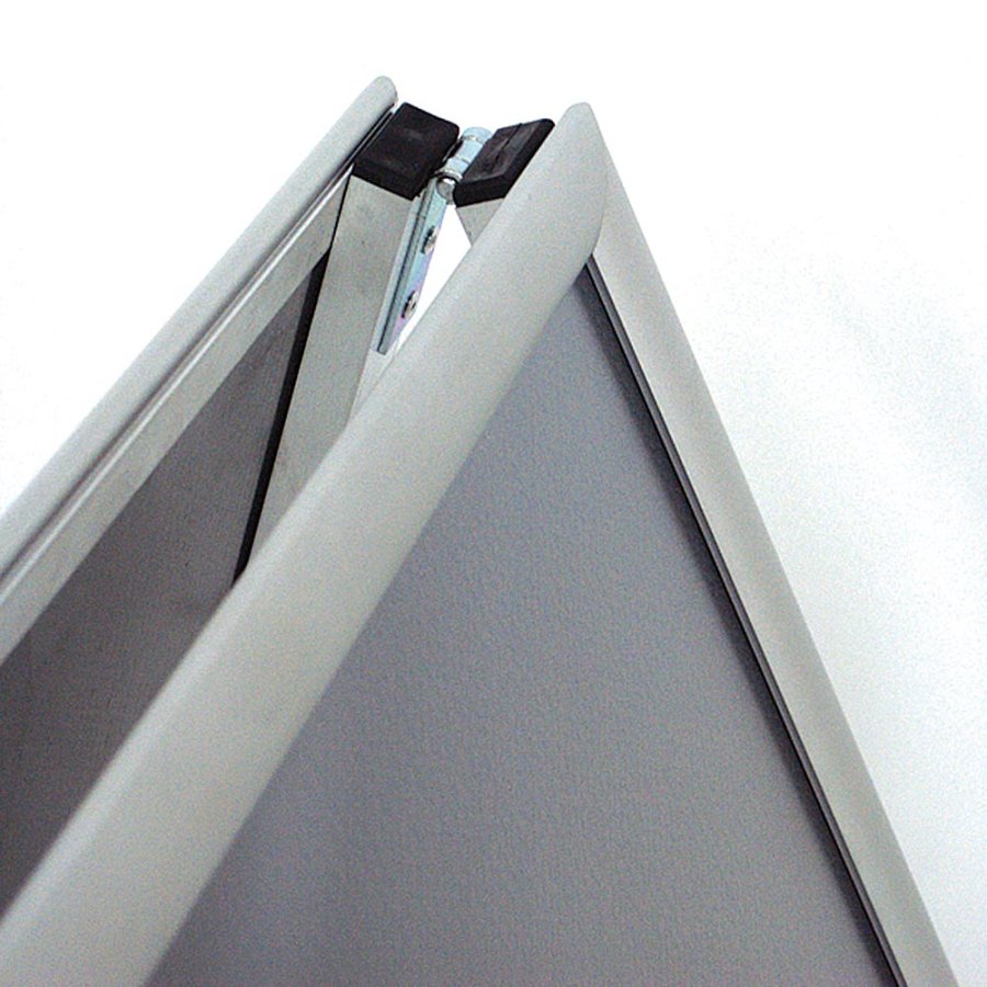 Alu-Line Budget Kundenstopper, f&uuml;r den Innenbereich - 70x100 cm - Silber