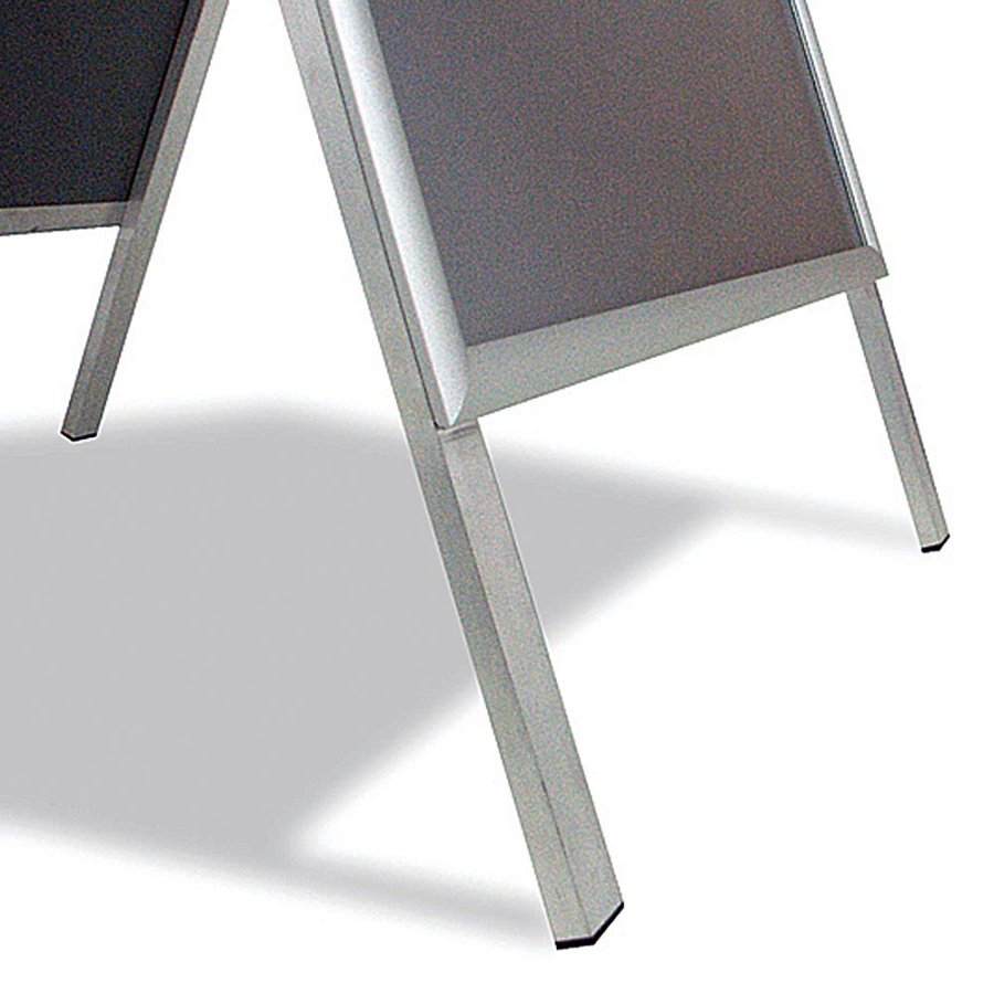 Alu-Line Budget Kundenstopper, f&uuml;r den Innenbereich - 70x100 cm - Silber