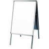 Alu-Line Rondo Kundenstopper - 50x70 cm - Silber #2