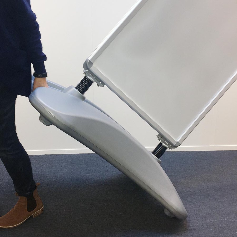 Wind-Sign Waterbase Basic Kundenstopper - A1 - Silber