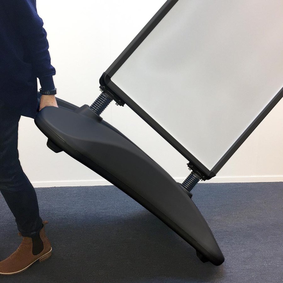 Wind-Sign Waterbase Basic Kundenstopper 32mm (R) A1 - Schwarz