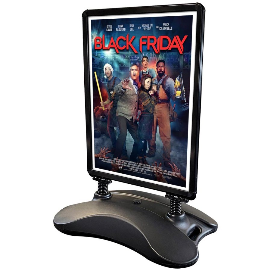 Wind-Sign Waterbase Basic Kundenstopper 32mm (R) 70x100cm - Schwarz