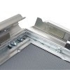 Abschlie&szlig;barer Klapprahmen mit 32mm Aluminiumprofil, silber - A2 #2