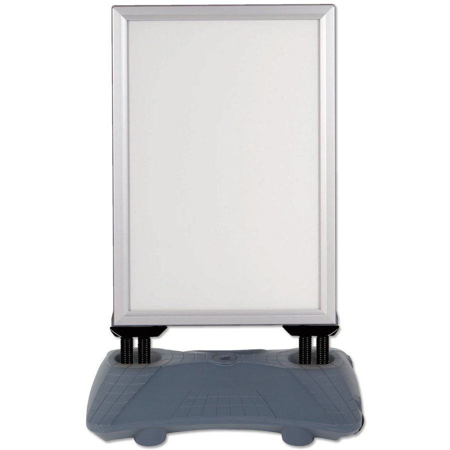 Wind-Sign Waterbase Budget Kundenstopper - 70x100 cm - Silber