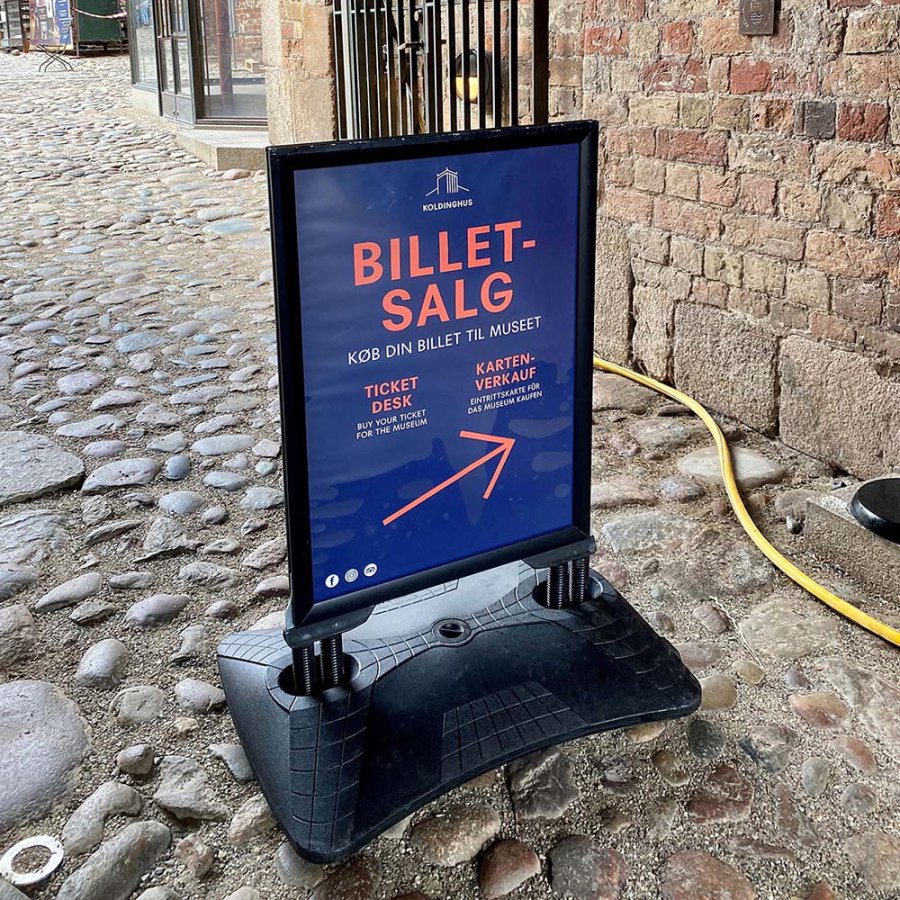 Wind-Sign Waterbase Budget Kundenstopper - 50x70 cm - schwarz