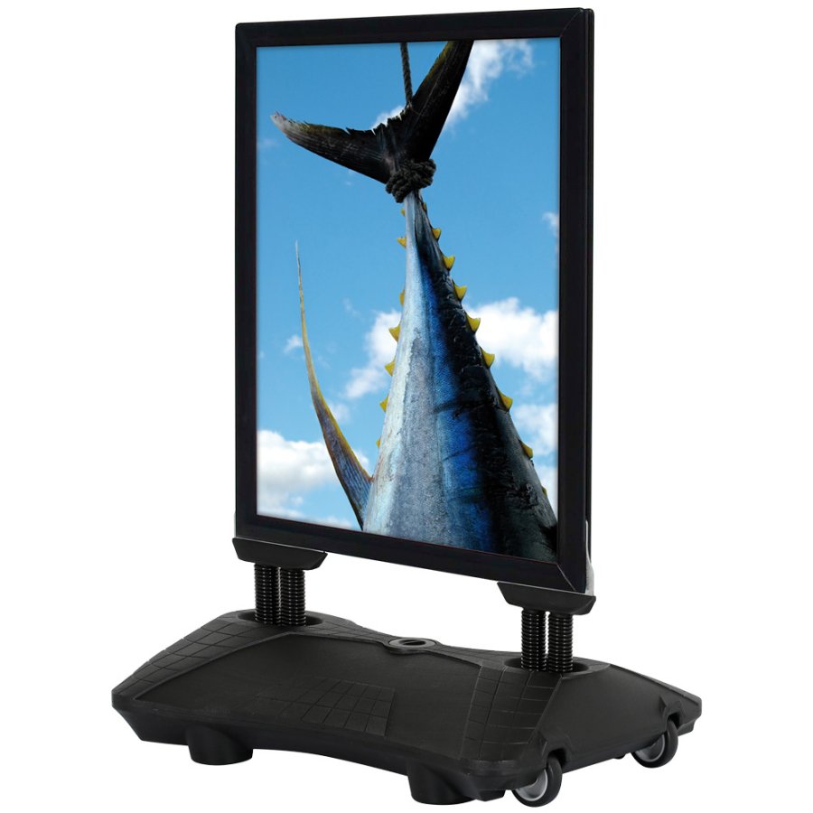 Wind-Sign Waterbase Budget Kundenstopper - A0 - schwarz