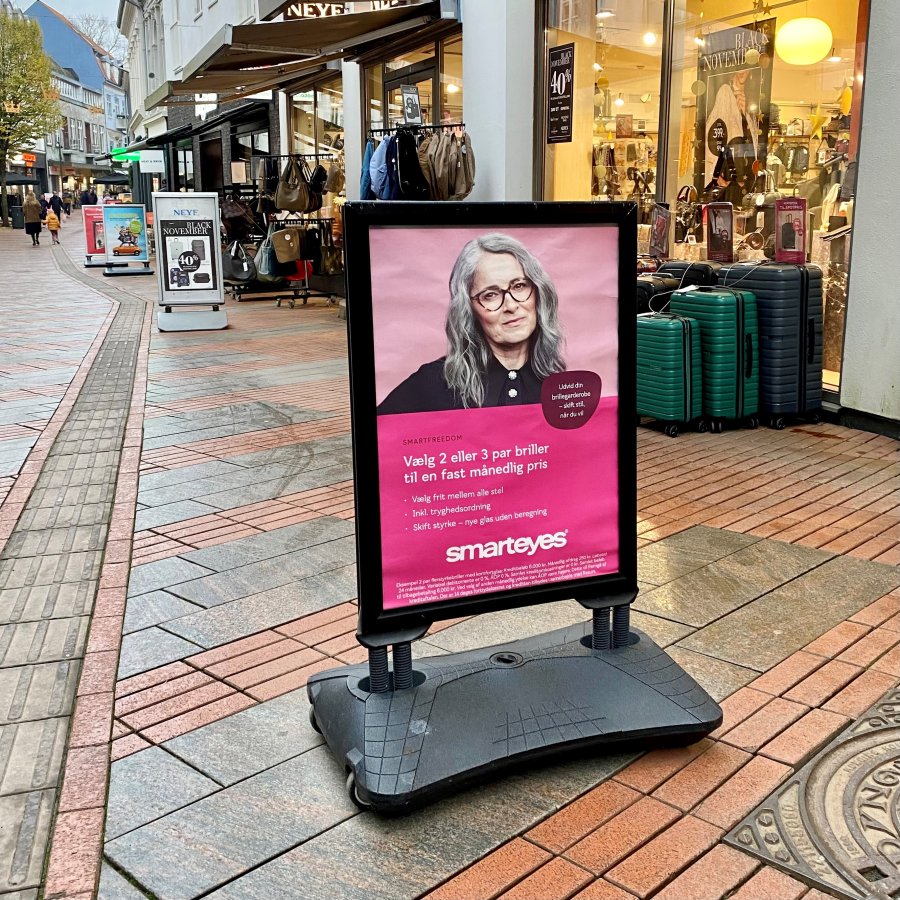 Wind-Sign Waterbase Pro Kundenstopper - schwarz - A0