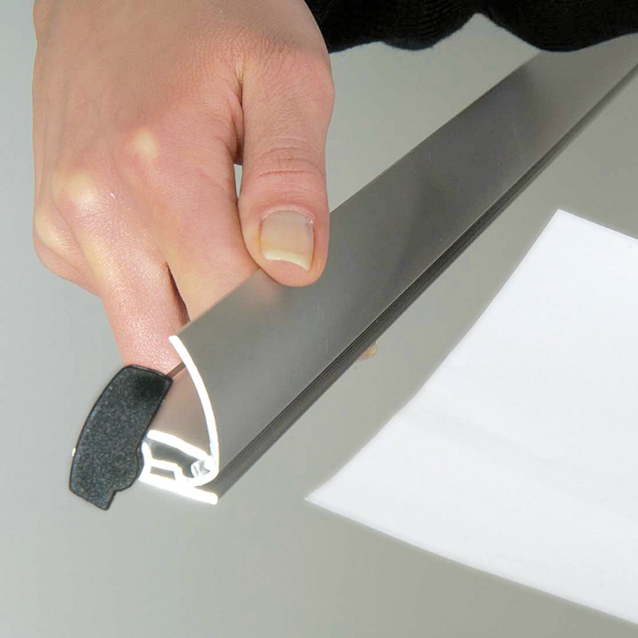 Posteraufh&auml;nger, Banner-Line Set, 30 mm Aluminiumprofil, 30 cm