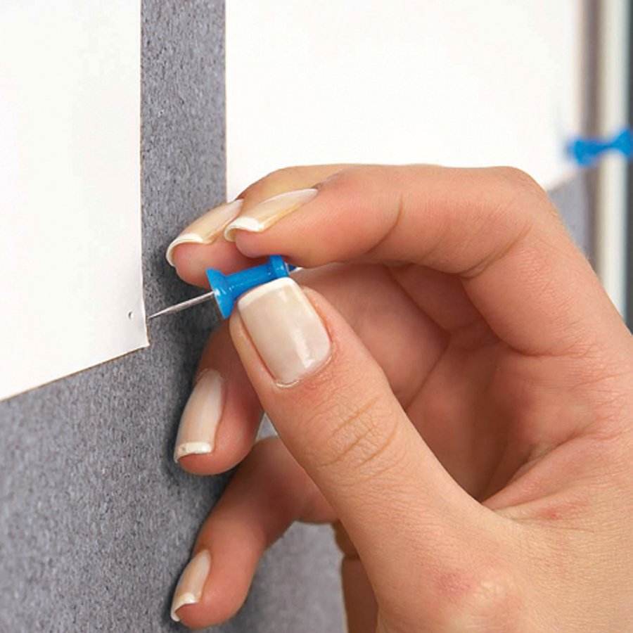 H&auml;ngeschrank/Infobox mit Schloss und Filzr&uuml;ckseite, silber - 12xA4