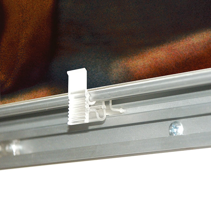 H&auml;ngeschrank mit Schloss und wei&szlig;er PS-R&uuml;ckplatte, silber - A3