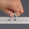 Posteraufh&auml;nger, Poster Clamp Set, 25 mm Aluminiumprofil, 21 cm #6
