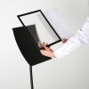 Infostand Curved schwarz A4 #10