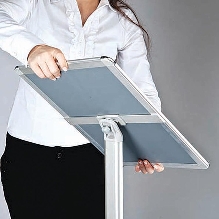 Expo-Infost&auml;nder - A3 - Silber