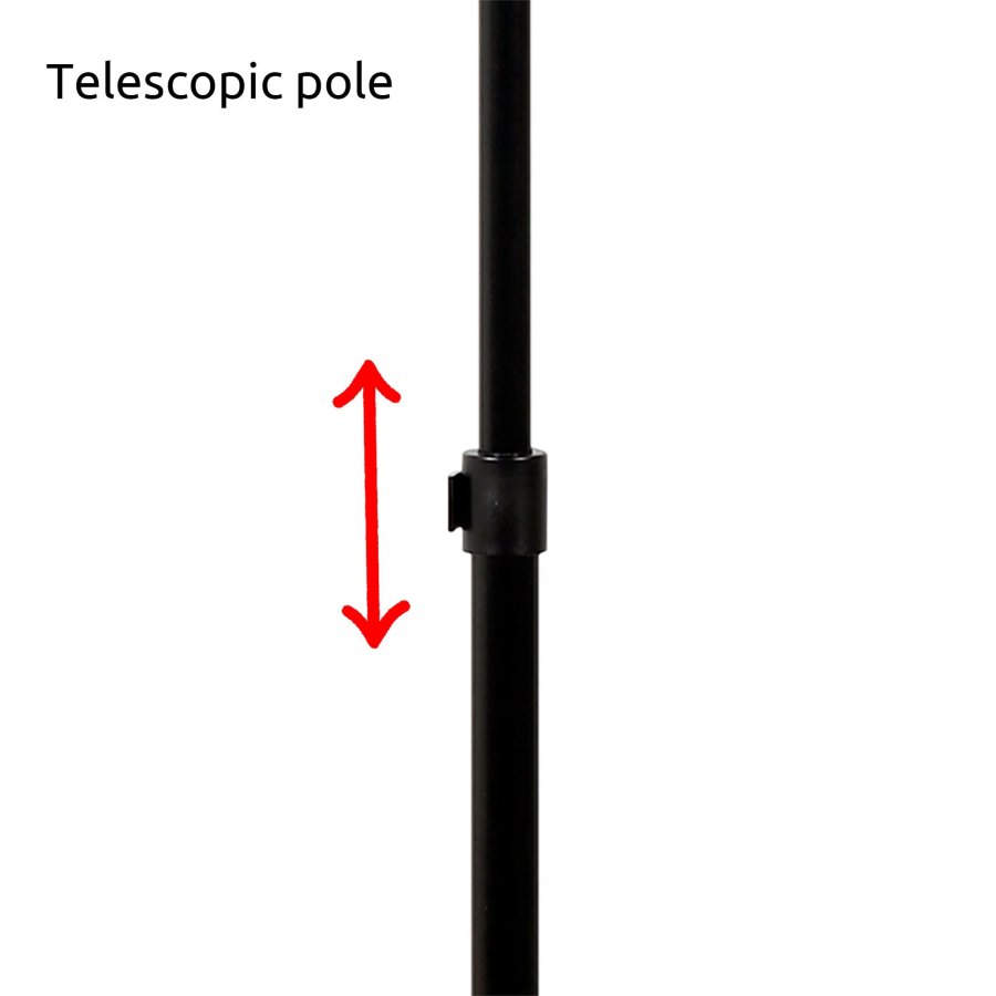 Infostand Teleskop, schwarziert, A4