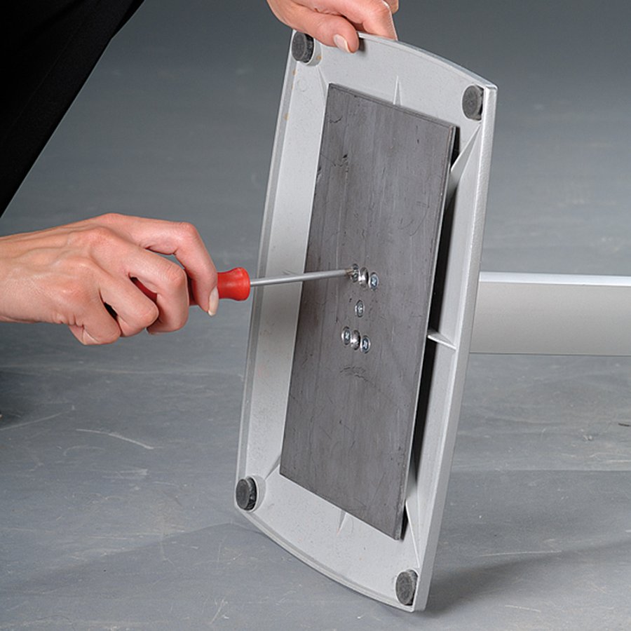 Flex Infost&auml;nder verstellbar - A3 - Silber