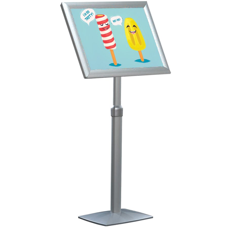 Flex Infost&auml;nder verstellbar - A2 - Silber