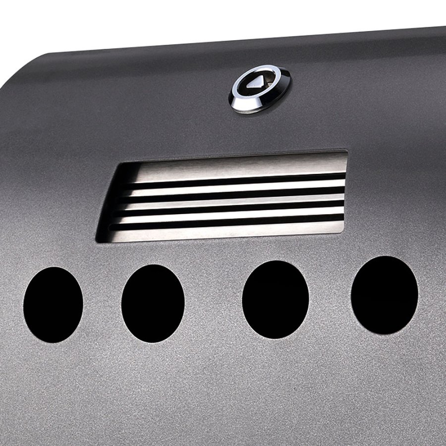 Aschenbecher konvex in Grau