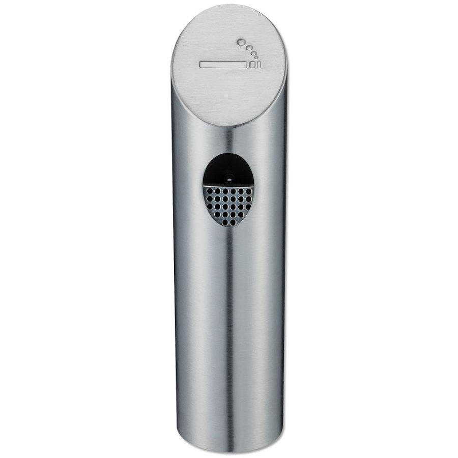 Aschenbecherrohr aus geb&uuml;rstetem Stahl