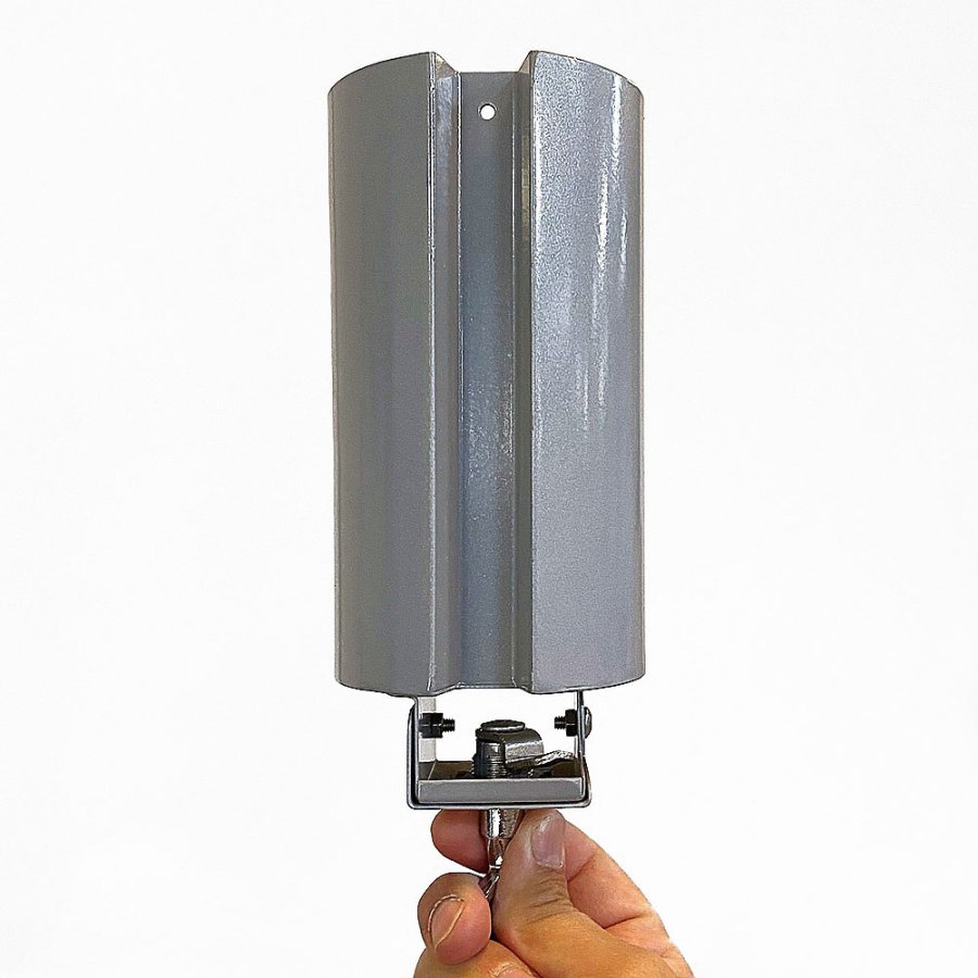 Aschenbecherrohr aus geb&uuml;rstetem Stahl