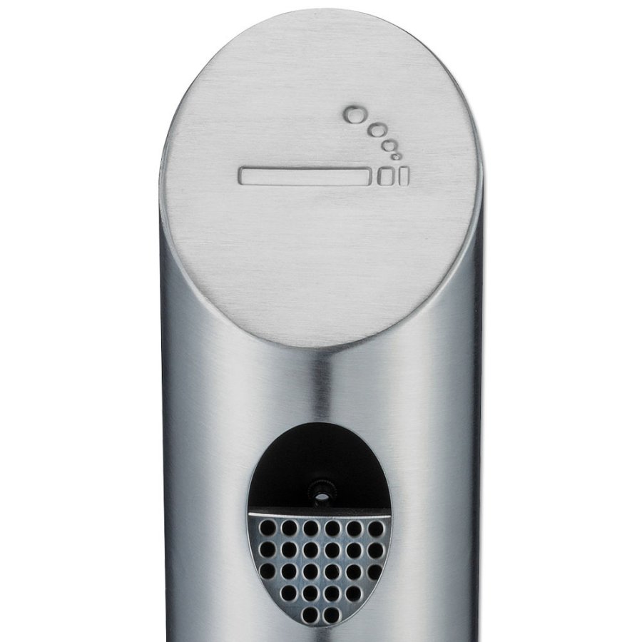 Aschenbecher Tube XL aus geb&uuml;rstetem Stahl