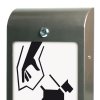 Hundet&uuml;tenspender, grau, mit A4-Infoschild #3