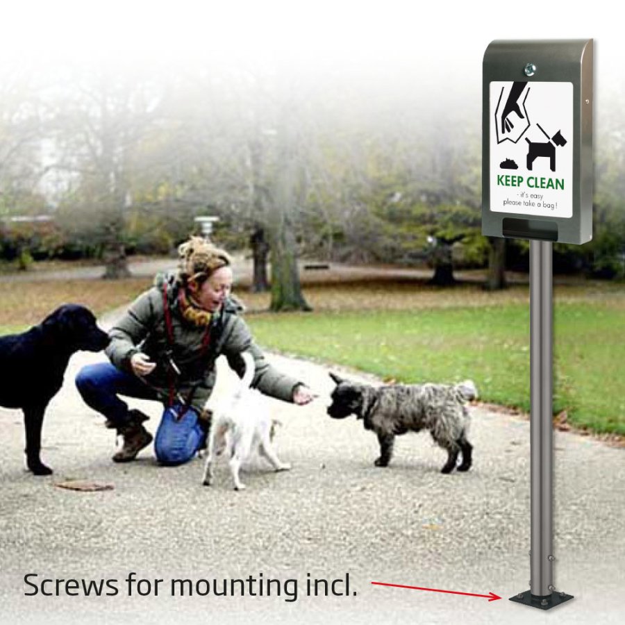 Stange f&uuml;r Aschenbecher, &Oslash; 5 cm, grau, 145 cm