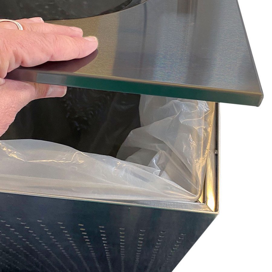 Grauer Abfallbeh&auml;lter - 60 Liter