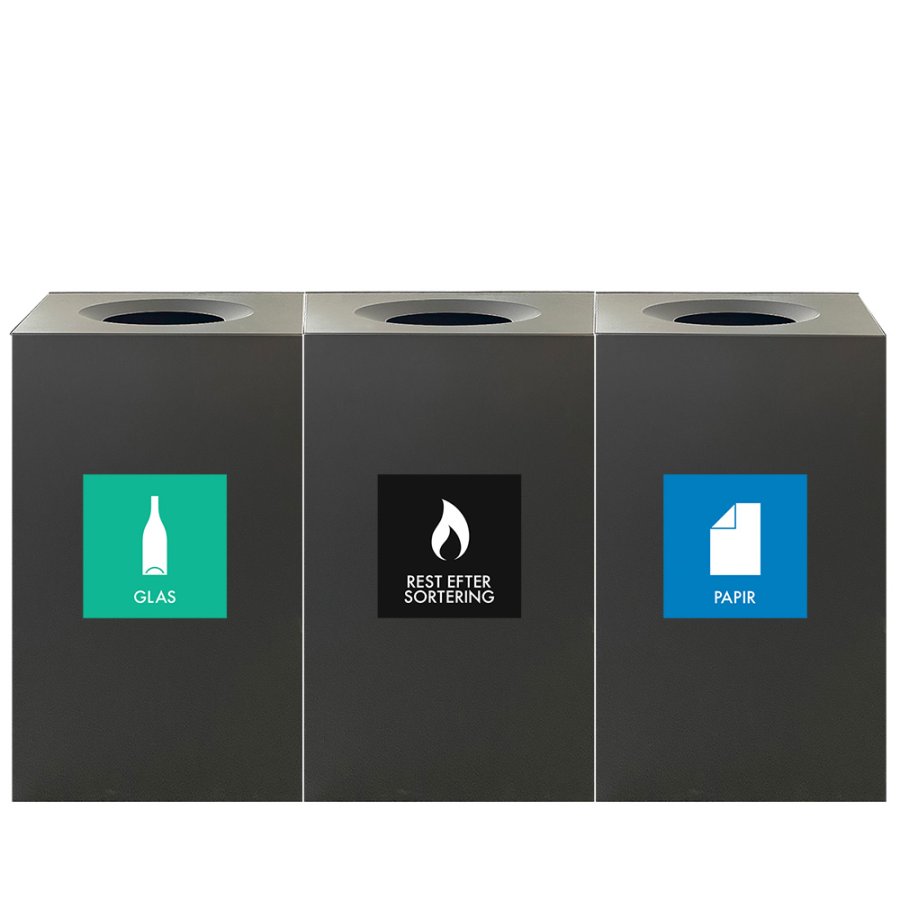 Kubischer Abfallbeh&auml;lter, 120L