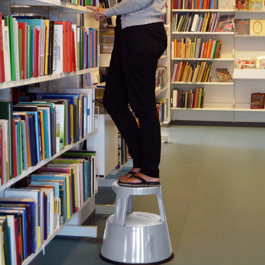 Elefantenfu&szlig;, Tritthocker, hellgrau