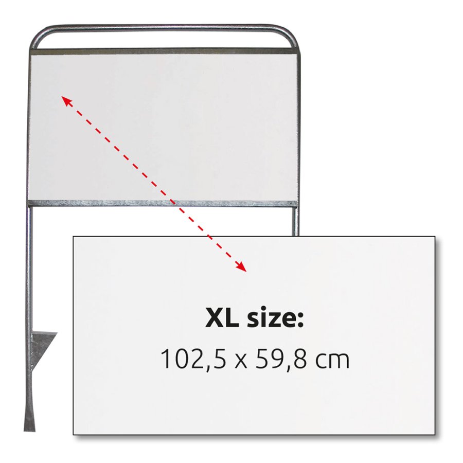 Logo schild 102,5 x 59,8 cm f&uuml;r Estate Sign XL