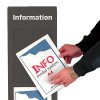 Informationstafel, Info Module, anthrazitgrauer Plastik, mit APET-Frontplatte, 3 x A4 #4