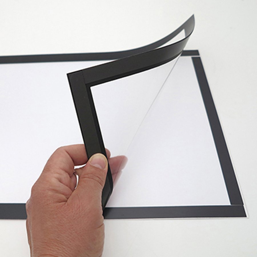 Selbstklebender Posterrahmen, Kunststoff mit Magnet&ouml;ffnung, A3, schwarz