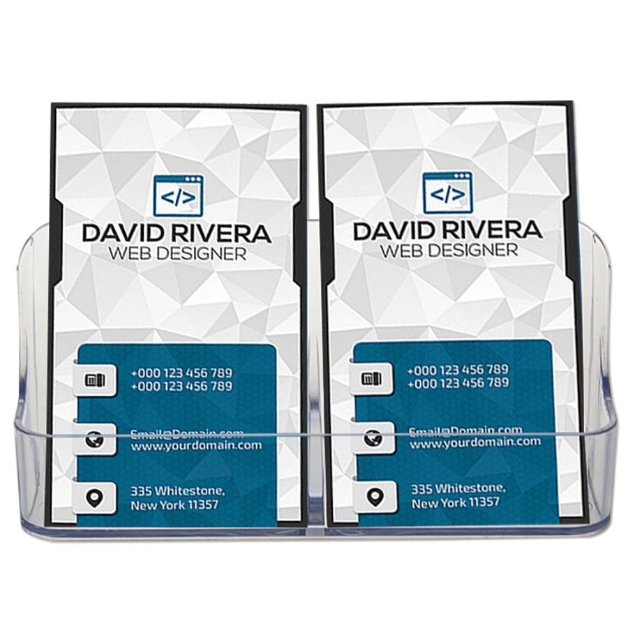 Visitenkartenhalter Twin