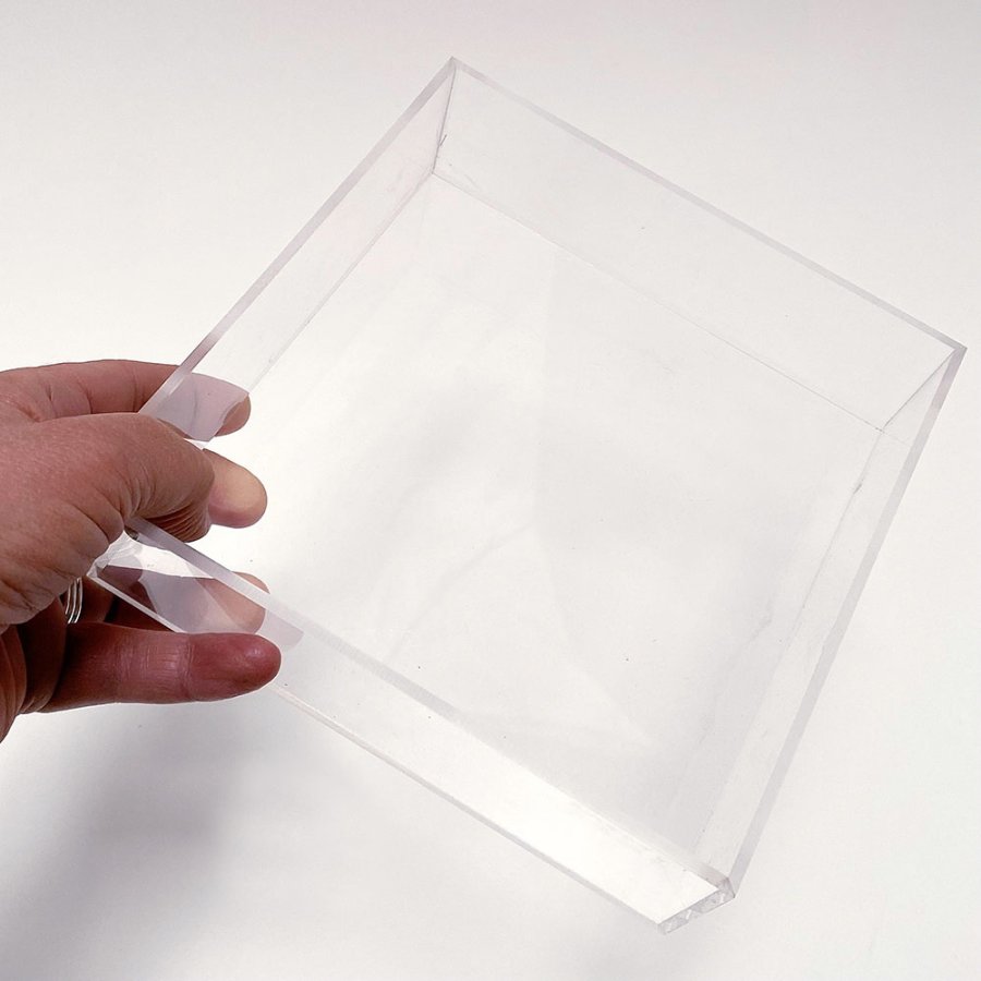 Display Podest, Dekoregal Pr&auml;sentationspodium - 3 Stk. - Transparent