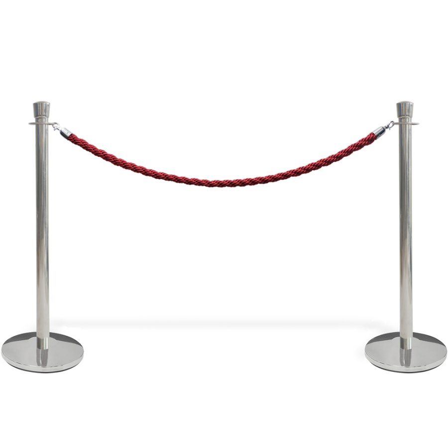 VIP-Barriere, rotes Seil - 150 cm
