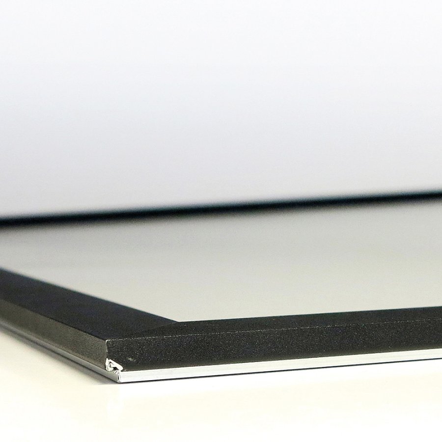 CROWN Klapprahmen mit 33mm Aluminium-Flachprofil, schwarz - A5