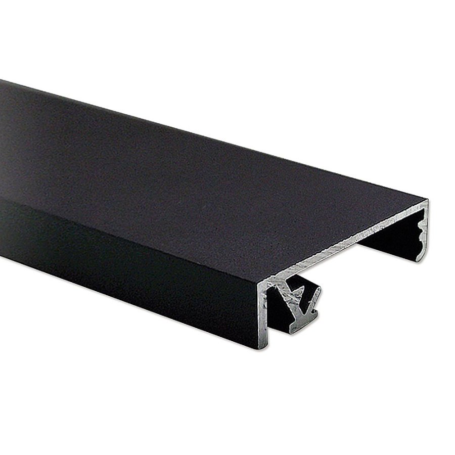 Crown-Klapprahmen Profil 33mm, Schwarz, 270 cm