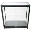 Vitrine - Showcase Counter Duo Glasvitrine mit LED-Licht und Schloss - Schwarz #2