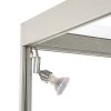 Vitrine - Showcase Counter Solo Glasvitrine mit LED-Licht und Schloss - Silber #5