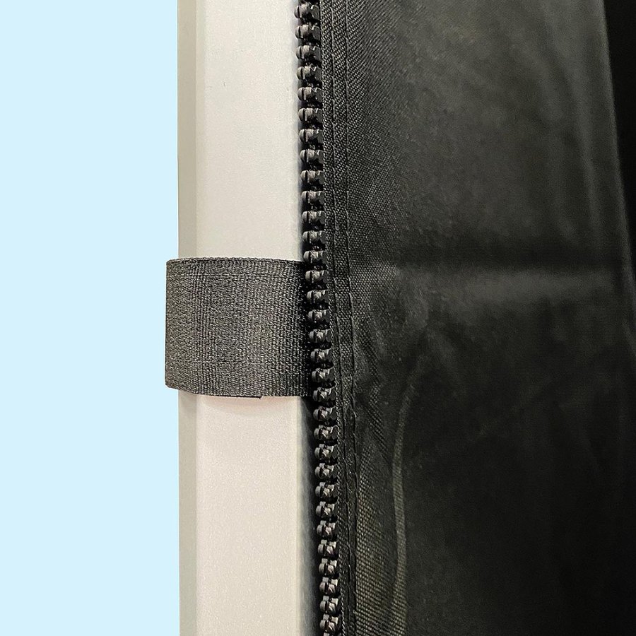 Seite f&uuml;r Eventzelt Lux 3 x 3 m, schwarz